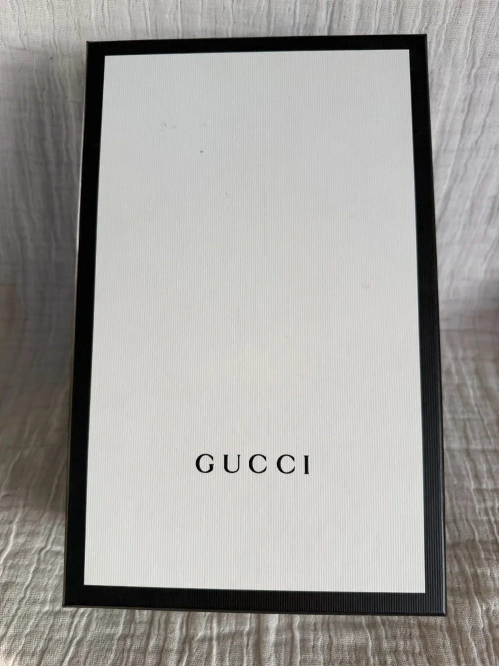 Gucci GG Canvas Espadrille Flats with Red Trim and Gold Double G